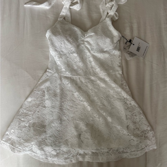 Beach Riot White Lace Mini Dress - Picture 4 of 4